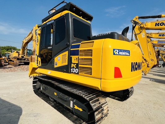 Komatsu SAA4D95LE-3 Motoru ile Mini İkinci El Komatsu PC130-7 Sürünen Kazıcı