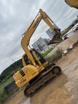 Kullanılmış Komatsu PC60-7 sürünen kazıcı 6 ton ikinci el küçük kazıcı PC35/PC55/PC56/PC60/PC78