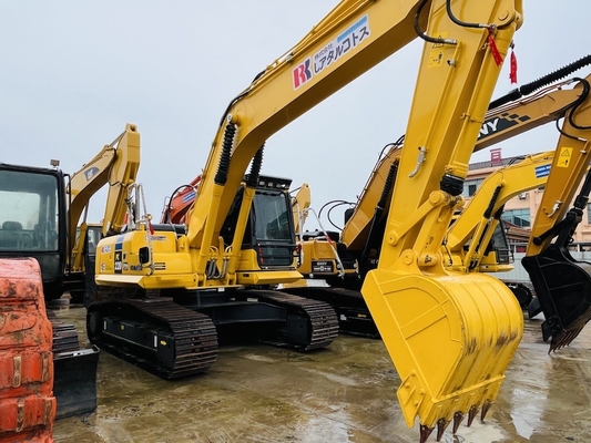 Kullanılmış Komatsu PC220-8 İkinci el Çalışan Kazı makinesi Backhoe 1 CBM Kovak kapasitesi inşaat makineleri
