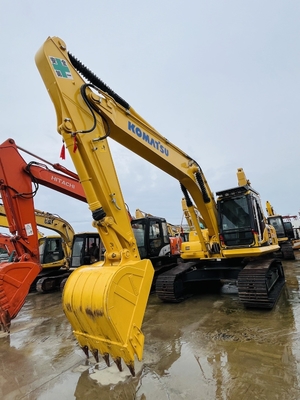 Kullanılmış Komatsu PC220-8 İkinci el Çalışan Kazı makinesi Backhoe 1 CBM Kovak kapasitesi inşaat makineleri