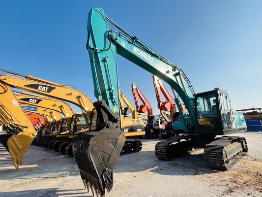 Kullanılmış Kobelco SK200-8 Hidrolik Çalışan Kazıcı İkinci El 20 Ton Kazıcı Backhoe