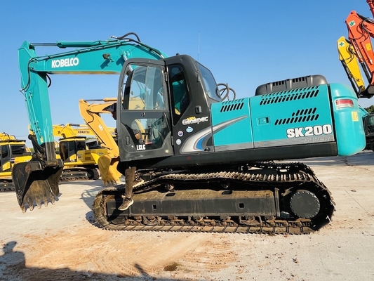 Kullanılmış Kobelco SK200-8 Hidrolik Çalışan Kazıcı İkinci El 20 Ton Kazıcı Backhoe