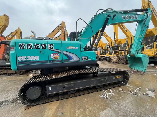 Orijinal %80 yeni Kobelco SK200-8 Hidrolik Çalışan Kazıcı İkinci El Kazıcı SK200-8 SK200-7 SK220-8