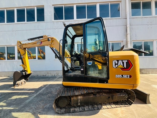 Mini Kazı Makinesi Japonya CAT 305.5E2 Kullanılmış Hidrolik Çarpıcı Kazı Makinesi 5 ton İkinci El Kelebek Kazı Makinesi