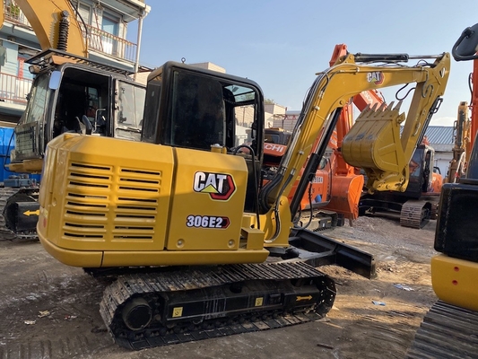 İkinci el Caterpillar Excavator Japonya'da üretilen CAT 306E2 kullanılmış Crawler Excavator 6 tonluk inşaat makineleri