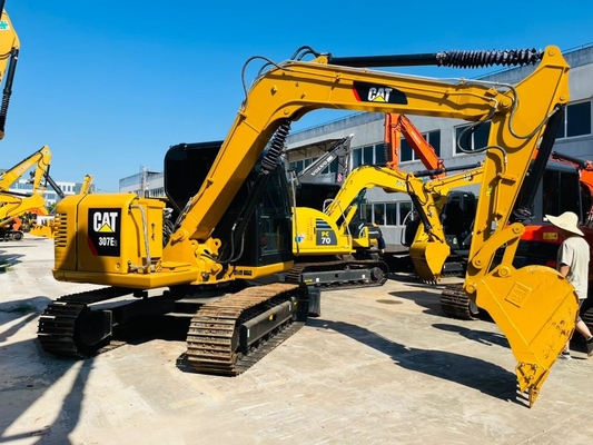 0.33 CBM CAT 307E2 İkinci el Caterpillar Excavator Japonya Yapımı Kullanılmış Crawler Excavator 7 ton İnşaat Makineleri