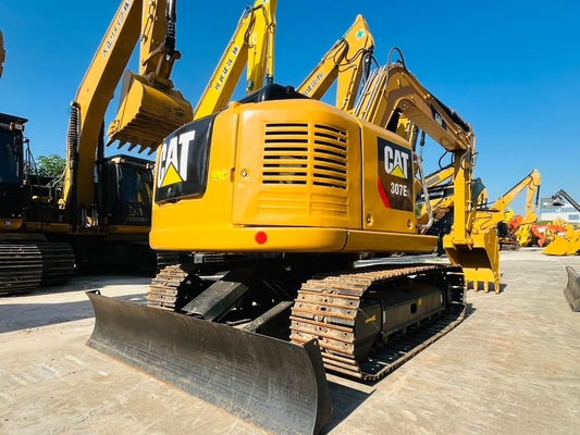 0.33 CBM CAT 307E2 İkinci el Caterpillar Excavator Japonya Yapımı Kullanılmış Crawler Excavator 7 ton İnşaat Makineleri