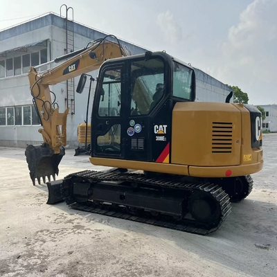 8 tonluk CAT 308E2 ikinci el Caterpillar Excavator Japonya yapımı Kullanılmış CAT Crawler Excavator İnşaat Makineleri