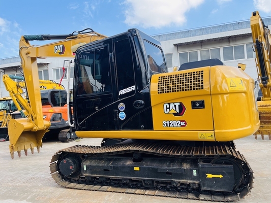 12 ton % 90 yeni CAT 312D2GC ikinci el tırtıl kazık makinesi Kullanılmış CAT sürünen kazık makinesi CAT 312D İnşaat Makineleri