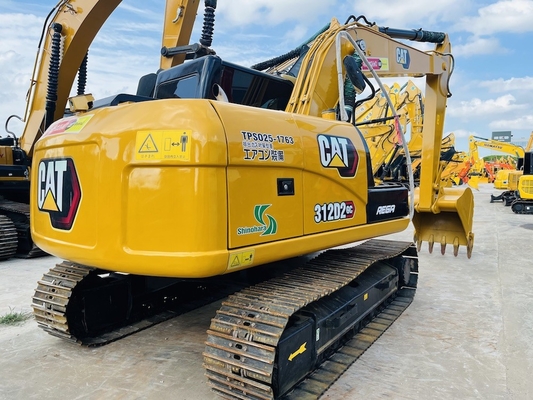 12 ton % 90 yeni CAT 312D2GC ikinci el tırtıl kazık makinesi Kullanılmış CAT sürünen kazık makinesi CAT 312D İnşaat Makineleri