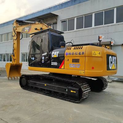 20930 kg Caterpillar Kullanılmış CAT 320D Hidrolik Sürünen Kazıcı
