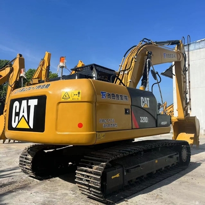 % 100 orijinal kullanılmış CAT Caterpillar 320D Crawler 1m3 kapasiteli hidrolik kazıcı