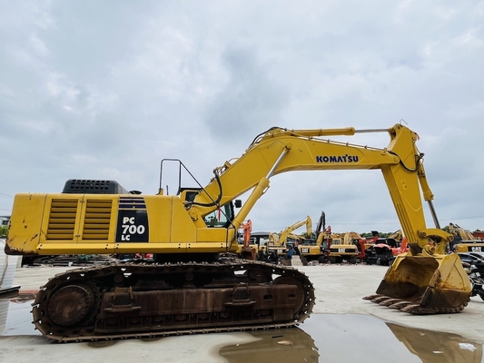 Japonya Yapımı İkinci El Komatsu PC700LC-8 PC700-8 Hidrolik Çalışan Kazıcı Kullanılmış 70 Tonlu Kazıcı Backhoe