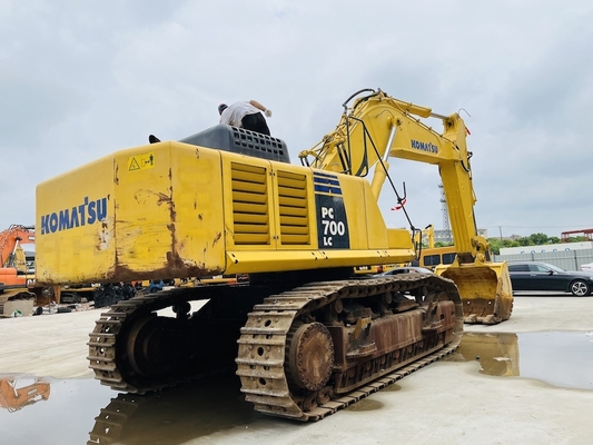 Japonya Yapımı İkinci El Komatsu PC700LC-8 PC700-8 Hidrolik Çalışan Kazıcı Kullanılmış 70 Tonlu Kazıcı Backhoe