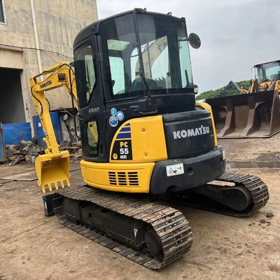 5 Ton Mini Kazı Makinesi Asıl Kullanılmış Komatsu PC55MR-2 PC50MR-2 Sürünen Kazı Makinesi İkinci El Kazıcı İnşaat Makineleri