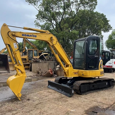 5 Ton Mini Kazı Makinesi Asıl Kullanılmış Komatsu PC55MR-2 PC50MR-2 Sürünen Kazı Makinesi İkinci El Kazıcı İnşaat Makineleri