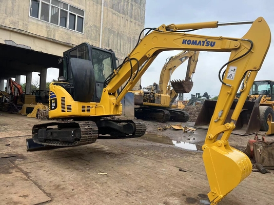 5 Ton Mini Kazı Makinesi Asıl Kullanılmış Komatsu PC55MR-2 PC50MR-2 Sürünen Kazı Makinesi İkinci El Kazıcı İnşaat Makineleri