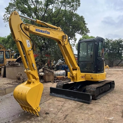 5 Ton Mini Kazı Makinesi Asıl Kullanılmış Komatsu PC55MR-2 PC50MR-2 Sürünen Kazı Makinesi İkinci El Kazıcı İnşaat Makineleri