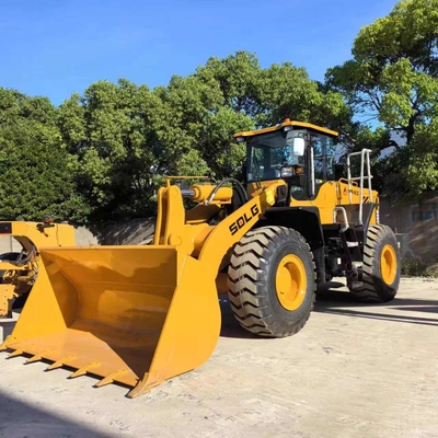 17 Ton Kullanılmış Tekerlekli Yükleyici SDLG LG958L İkinci El Yükleyici 5 Tonluk Adli Yük İyi durumda Çin markası
