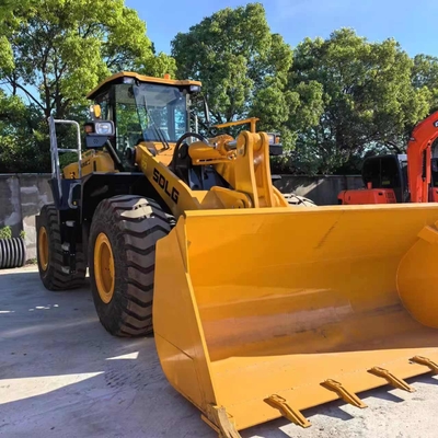 17 Ton Kullanılmış Tekerlekli Yükleyici SDLG LG958L İkinci El Yükleyici 5 Tonluk Adli Yük İyi durumda Çin markası