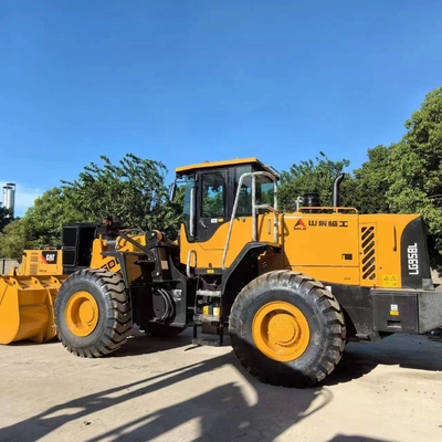 17 Ton Kullanılmış Tekerlekli Yükleyici SDLG LG958L İkinci El Yükleyici 5 Tonluk Adli Yük İyi durumda Çin markası