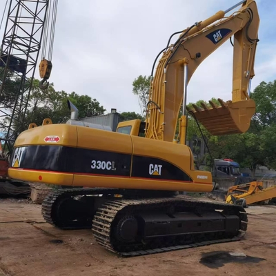 CAT 330C Kullanılmış sürünen kazma makinesi 30 ton Japon kökenli ikinci el tırtıl kazma makinesi CAT 330B 330C 330D