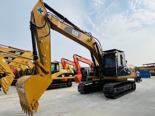 %100 Japonya Yapımı Kullanılmış CAT 320D2 Caterpillar Excavator İkinci El Hidrolik sürünen kazıcı 1CBM kova kapasitesi