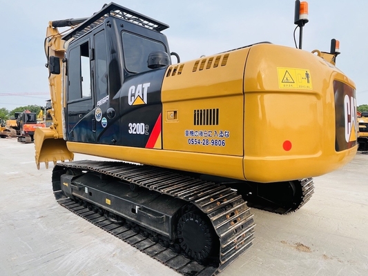 %100 Japonya Yapımı Kullanılmış CAT 320D2 Caterpillar Excavator İkinci El Hidrolik sürünen kazıcı 1CBM kova kapasitesi