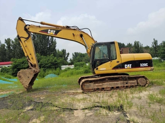 Orijinal CAT 320C Kullanılmış Sürünen Kazıcı 20 Tonlu İkinci El CAT Kazıcı CAT 3066ATAAC Motoru ile