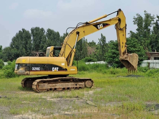 Orijinal CAT 320C Kullanılmış Sürünen Kazıcı 20 Tonlu İkinci El CAT Kazıcı CAT 3066ATAAC Motoru ile