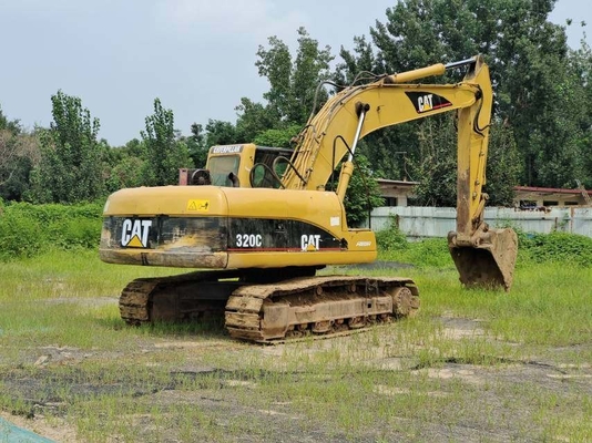 Orijinal CAT 320C Kullanılmış Sürünen Kazıcı 20 Tonlu İkinci El CAT Kazıcı CAT 3066ATAAC Motoru ile