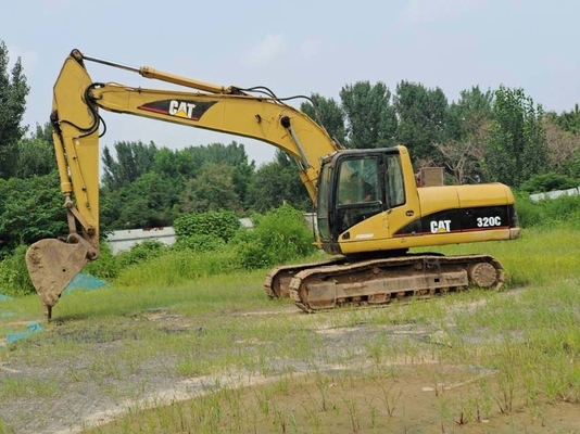 Orijinal CAT 320C Kullanılmış Sürünen Kazıcı 20 Tonlu İkinci El CAT Kazıcı CAT 3066ATAAC Motoru ile