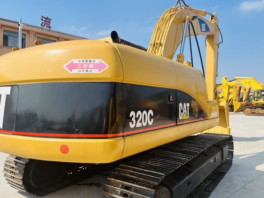 CAT 320C en yüksek kazma derinliği 6550mm olan ikinci el sürünen kazıcı ve CAT 3066 motor modeli