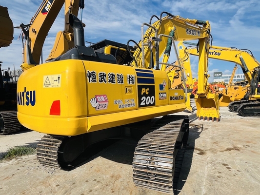 Orijinal Kullanılmış Komatsu Kazıcı PC200-8 Secondhan Crawer Kazıcı PC200-7 PC220-8