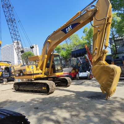 Orijinal CAT 320B ikinci el kazıcı, Caterpillar kullanılmış 20 tonluk sürünen kazıcı, Caterpillar CAT 3066T motorlu.
