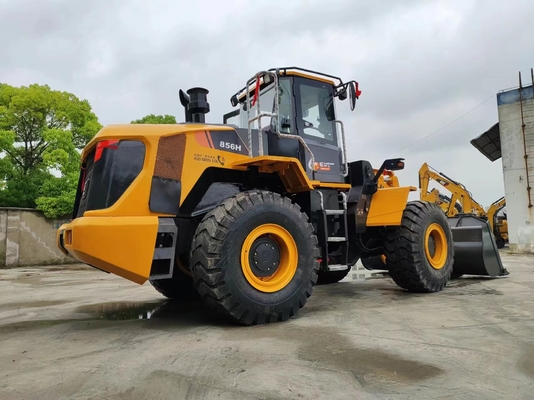 Kullanılmış Liugong CLG856H tekerlekli yükleyici 17 Ton ikinci el yükleyici 168kw Güç