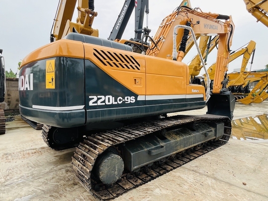 22 tonluk ikinci el Hyundai Digger orijinal ikinci el Hyundai R220LC-9S Crawler Excavator