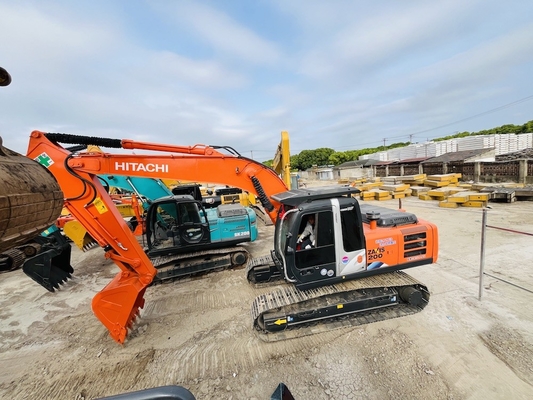 20 Ton Asıl Japonya Kullanılmış Hitachi ZX200-3G Crawler Excavator ISUZU Motoru