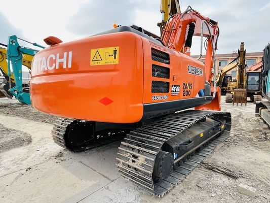 20 Ton Asıl Japonya Kullanılmış Hitachi ZX200-3G Crawler Excavator ISUZU Motoru