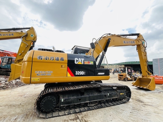 CAT 320D Japonya Kullanılmış Orijinal Caterpillar Excavator İkinci El 20 Ton Caterpillar Digger 320B 320C 320D